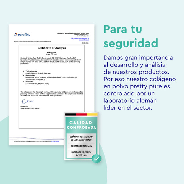 Colageno en polvo certificato