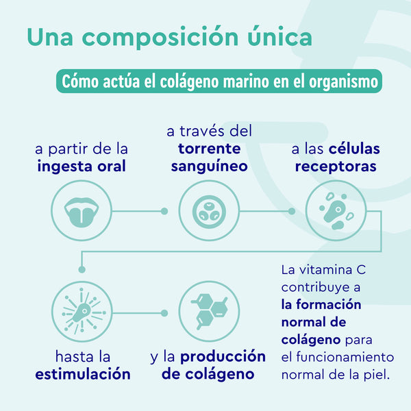 Colageno en polvo composicion