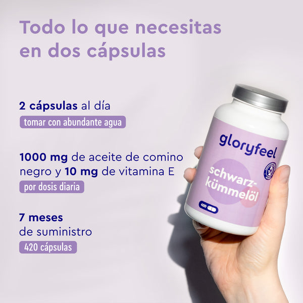 Aceite de comino negro toma