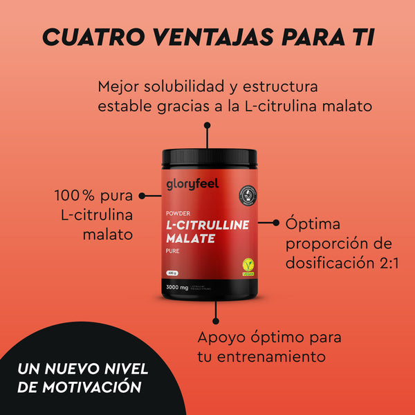 L-citrulina en polvo efecto