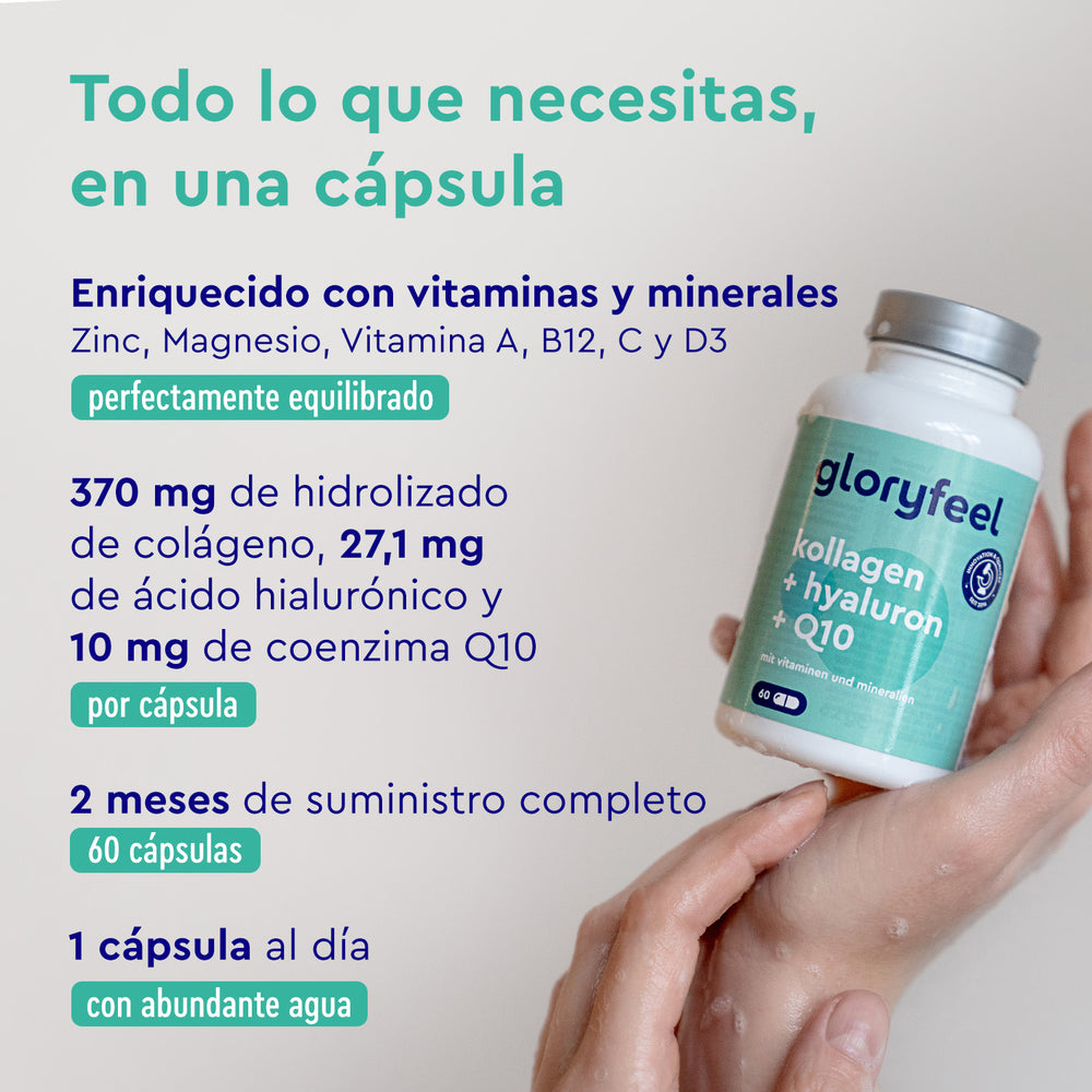 Colágeno Marino + Ácido hialurónico + Q10 toma