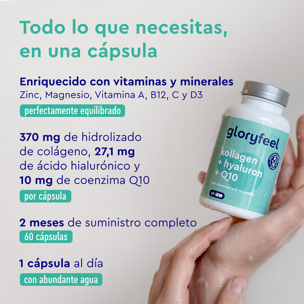 Colágeno Marino + Ácido hialurónico + Q10 toma