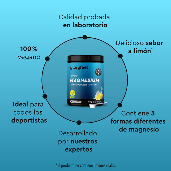  Complejo de Magnesio en polvo proprieades