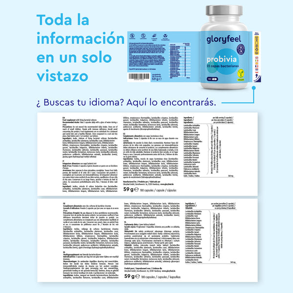 probióticos en cápsulas idiomas 2