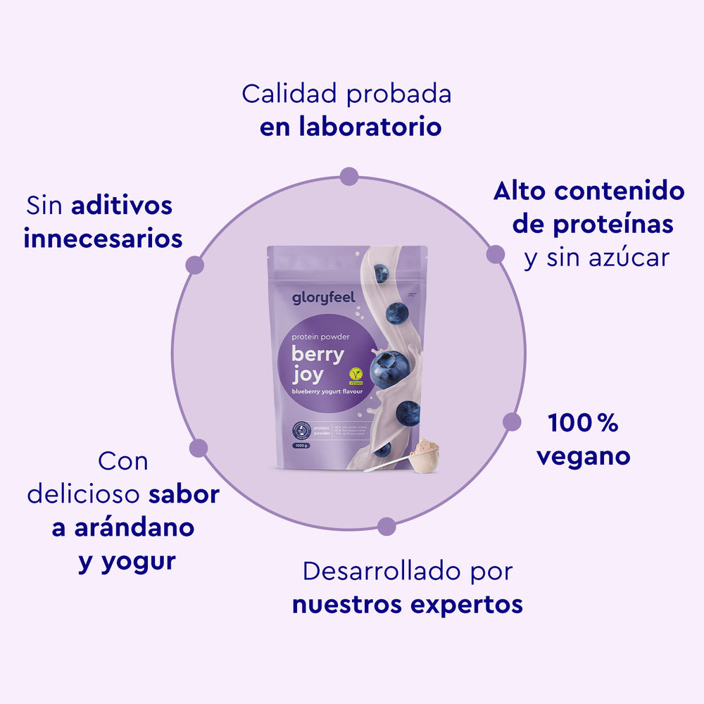 Proteína en polvo vegana 