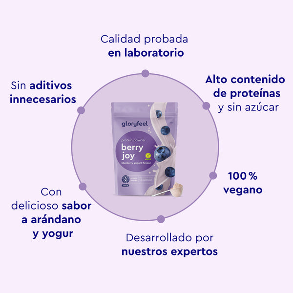 Proteína en polvo vegana 
