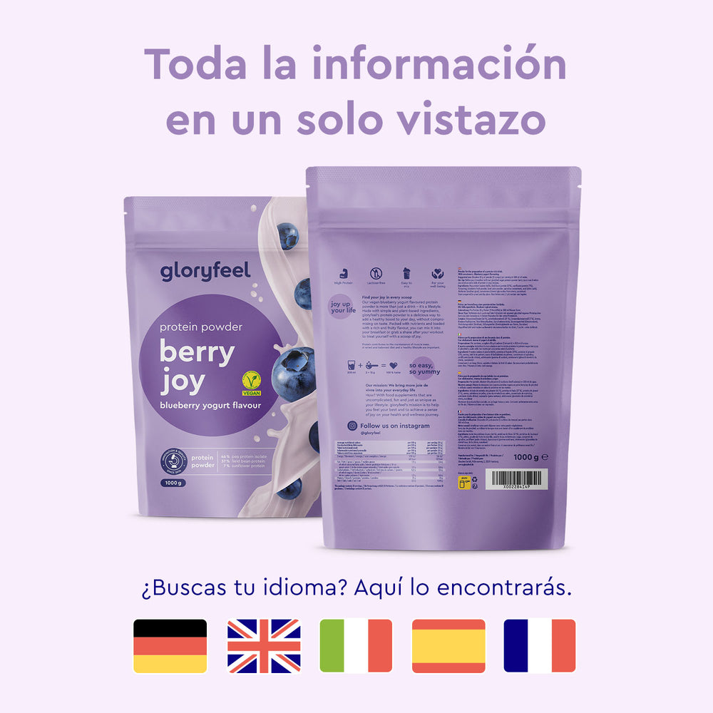 Proteína en polvo vegana