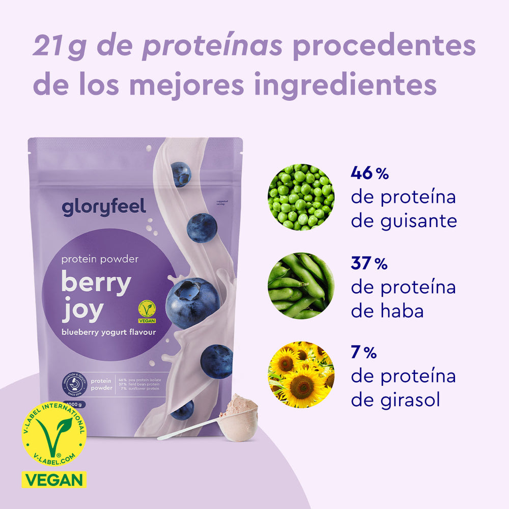 Proteína en polvo vegana