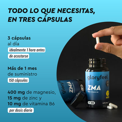 ZMA - Zinc y Magnesio más vitamina B6